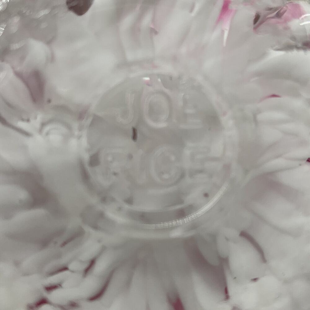 Vtg Joe Rice Perfume Bottle Cranberry Trumpet Flower Bullicanti - Picture 12 of 12